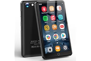 AHENOD 80GB MP3 Player mit Bluetooth und WiFi, 4,02 Zoll Android MP4 Player mit Lautsprechern, Musik Player für Kinder mit 13 MP Kamera, Streaming Musik Player mit Spotify, YouTube und Play Store