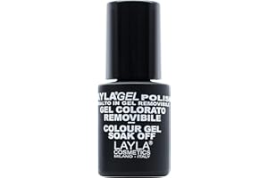 Layla Cosmetics Laylagel Polish Smalto Semipermanente per Unghie con Lampada UV, 1 Confezione da 10 ml, Tonalità Bluing Sky
