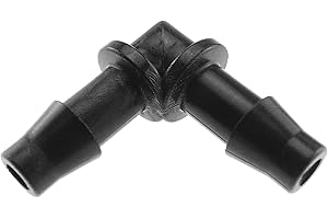 ANTELCO Micro irrigation pipe fitting: 4mm barbed elbow (pack of 10), automatic garden irrigation