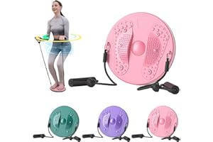 SNUGEASY Waist Whisper twisting Disc Board for Exercise, Waist Twister Board with Mangets Reflexology for Slimming and Strengthening Abdominal & Stomach Exercise Massage Foot Sole