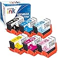 378 XL Compatible with Epson 378XL Ink Remanufactured for Epson Expression Photo XP-8500 XP-8600 XP8600 XP-8605 XP8500 Black Cyan Magenta Yellow Light Cyan Light Magenta