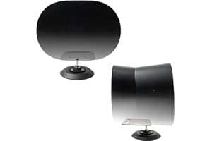 shinar Supporto da tavolo in metallo per altoparlanti da tavolo, compatibile con Sonos Era 300, con inclinazione regolabile e girevole supporto da tavolo accessori per Sonos 300 (2-Pack, Nero)