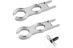 SANROLAX 2 Stück Solar Schraubenschlüssel Set für Solarpanel Kabel Systemdraht Steckverbinder MC4 Stecker Zinken Schraubenschlüssel Zum Trennen Von Buchse Und Stecker