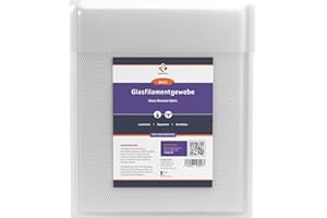 Glasfilamentgwebe Resinpal 5 m² | Glasgewebe 163 g/m² | Köperbindung | Verstärkungsfaser für Polyesterharz und Epoxidharz |