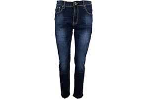 N+1 Jeans Uomo Slim Fit Elasticizzati 5 Tasche Slavati Taschino 46 48 50 52 54 56