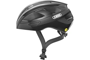 Casco de bicicleta de carretera ABUS Macator MIPS - Casco de ciclismo para principiantes con visera - Apto para usuarios con trenza - Para hombre y mujer