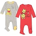 Disney Lion King Boys Long Sleeve 2 Pack Sleep N' Play Footies