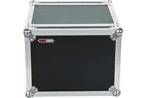 Gator Cases GTOUR Standard & Shallow Racks ATA Flight Rack-Koffer aus Holz; 8U; 17“ tief (G-TOUR 8U)