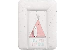 Ceba Baby Lolly Polly Lama, morbido fasciatoio 70 x 50 cm, lavabile per bambine e ragazzi, 70 x 50 cm