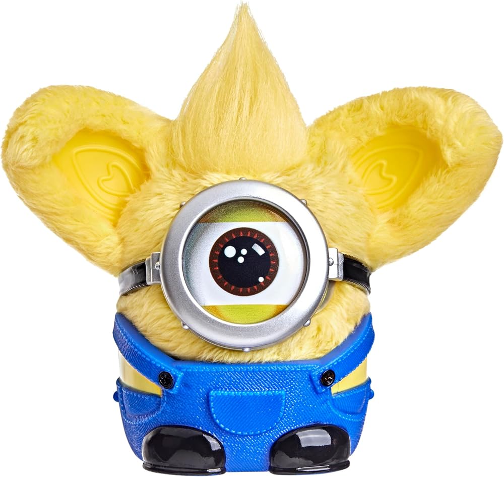 Furby Furblets Minions Koleksiyon Ürünü 7,6 cm Mini Pelüş, Elektronik Oyuncakları, Resmi Lisanslı, 6 Yaş ve Üzeri