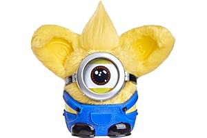 Furby Furblets Minions 7,6 cm miniplyschfigur för samlare, elektroniska leksaker, officiellt licensierad, från 6 år
