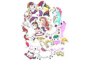SetProducts Top Aufkleber! Set von 30 Einhorn Aufkleber + Einhorn Schlüsselbund - Vinyls Stickers Nicht Vulgär von Heinhorn – Bomb, Grafitti, Cool - Anpassung Laptop, Gepäck, Moto, Fahrrad, Skate