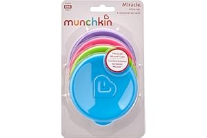 Munchkin Tasse Miracle 360ᵒ Couvercles - multicolores , lot de 4