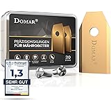 Domar - Langlebige Mähroboter Messer inkl. Schrauben I Verbesserte Messer kompatibel mit Rasenrobotern von Husqvarna Automowe