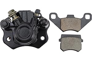GOOFIT Brake Calipers Rear Disc with Brake Pad Accessories Motorcycle Disc Brake Bump Caliper Replacement for 50cc 70cc 90cc 110cc 125cc 200cc 250cc ATV Quad Go Kart Buggy