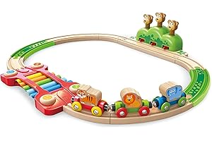 Hape Ferrocarril Música y Monos - Tren de la Jungla con Xilófono y Sorpresas Interactivas
