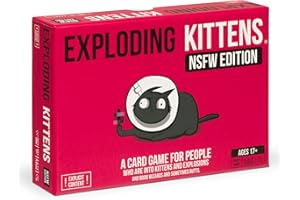 Exploding Kittens - „Eksplodujące kotki: Edycja tylko dla dorosłych” – Gry karciane dla dorosłych i młodzieży – Karciana rosyjska ruletka