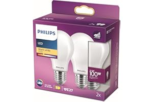 Philips LED Żarówka E27 10,5W/100W A60, 2700 K, ciepłe białe światło, bez możliwości przyciemniania