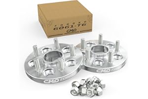 Customadeonly 2 Pieces 0.59" 15mm Hub Centric Wheel Spacers Bolt Pattern 5x114.3 5x4.5 Center Bore 66.1mm Thread Pitch 12x1.25 Studs Compatible for G35 G37 240SX 350z 370z 300zx