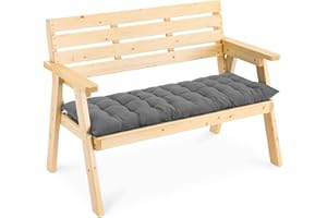 JEMIDI Poduszka na siedzisko, na ławkę ogrodową, huśtawkę Hollywood, 3 rozmiary, różne kolory