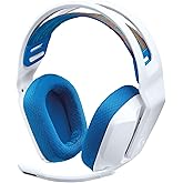 Logitech G535 Lightspeed Kablosuz Oyun Kulaklığı, Tak ve &Ccedil;alıştır, USB Bağlantısı - Beyaz