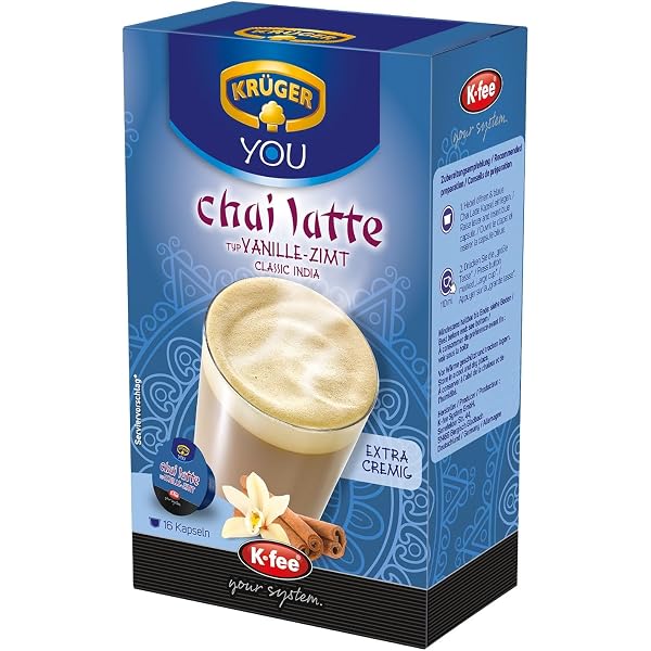 thumbnail image 2 of Krüger Chai Latte Sweet India – Chocolate Milk Tea Drink 10x10 Bags Instant 2 of 3