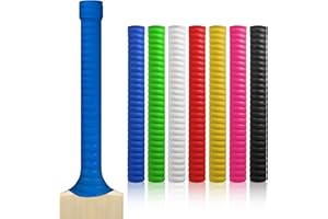 ND Sports Cricket Bat Grips – Premium Rubber Cricket Bat Grip Tape for Maximum Hold & Shock Absorption | 4 Styles | Multi-Color | Pack of 1| Durable Bat Grips Cricket