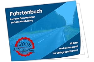 MAXIPRINT1000 1 | 3 | 10 Fahrtenbuch PKW Finanzamt anerkannt A6 Deutschland Österreich LKW Fahrtenbücher 2026 Private Geschäftliche Fahrten 60 Seiten