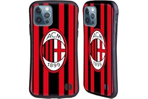 Head Case Designs Licenza Ufficiale AC Milan Home 2021/22 Kit Crest Custodia Cover Ibrida Compatibile con Apple iPhone 12 / iPhone 12 PRO