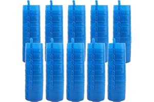 XAZTR 100 Pack Water Bottle Caps,3 & 5 Gallon Anti-Spill Water Jug Caps,55mm Replacement Water Bottles Snap On Caps for Water Dispenser Jugs Water Containers(Blue)
