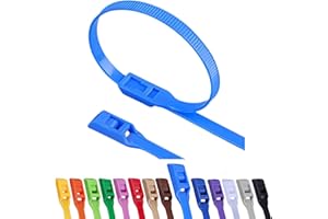 CYCLALON 100 unidades brida cabeza plana 350 x 8 mm seguras para parque infantil castillos hinchables bolas seguridad para niños bebes duraderas agarre fuerte (Azul Cielo)