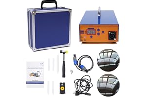 Begoniape 1.38 kW Magnetic Induction Heater, 150 KHz 220 V Dent Removal Tool Induction Heater, Induction Heater Machine with Digital Screen, 1.6 m Current Output Cable Hammer