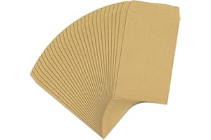 SZXMDKH 110 Pcs Small Brown Envelopes, Kraft Paper Seed Envelopes for Storing Small Items Seeds Coins Wages 10 x 6cm