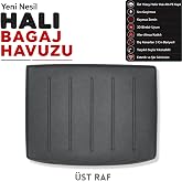 HALI BAGAJ HAVUZU ARACA &Ouml;ZEL (MODEL SE&Ccedil;İMLİ) (Audi A3 Sportback Halı Bagaj Havuzu &Uuml;st Raf (2021 Sonrası)) - AU028&Uuml;ST