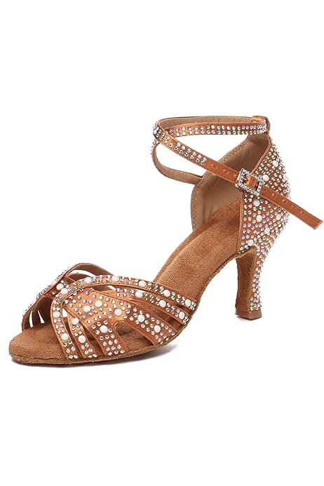 Tacones Mujer Zapatos De Baile Latino Para Mujer Tacón