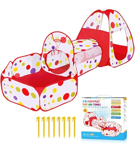 Snookids® Tenda Per Bambini, Tenda Da Gioco Per Interni Con Materasso E Luci, Per La Cameretta - Foto 13