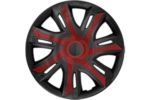 NRM Radzierblende N-Power weinrot/schwarz 15 Zoll 4er Set