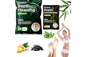 Youery 40pcs Abnehmpflaster, Detox Fußpflaste, Schnelle Fettverbrenner für Bauch & Taille, Natürliche Pflanzenextrakte Gegen Cellulite, Hautfreundliche Slim Patches für Effektives Abnehmen