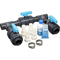 Kit De Raccordement Bypass Pour Pompe à Chaleur Piscine - SWAWIS, Compatible 32/38mm, PVC Haute Qualité