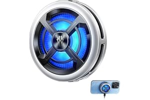 Nubia RedMagic 6 Air Magnetico Raffreddamento Telefono per Gaming, Ventola di Raffreddamento da 15W Con Dissipatore Semiconduttore Luce RGB per iPhone/Android Smartphone Cooler