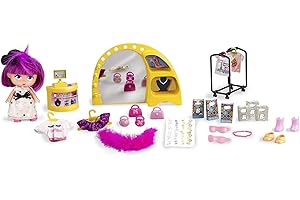 los Barriguitas - La Cuqui Tienda, con 1 muñeca, para niños y niñas de 4 a 8 años (Famosa 700014767)