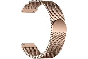 Oielai Metalowy pasek 22 mm do zegarka Garmin Venu 3 Venu 2, pasek magnetyczny do Vivoactive 4 Forerunner 255 265 965, stal nierdzewna, zapasowy pasek do bransoletki Amazfit BIP 6 Balance, królewskie