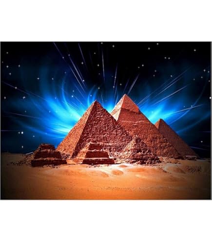5D Diamant Malerei Pyramide Ägypten 80x160cm - DIY Diamant Gemälde Kit