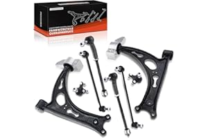 Frankberg 10x Bras de suspension Kit Avant Compatibles avec Golf Plus 5M1 521 Tous Moteurs 2004-2013 A3 8P1 Tous Moteurs 2003-2012 Leon 1P1 Tous Moteurs 2005-2012 Remplacer# 1K0407151AC
