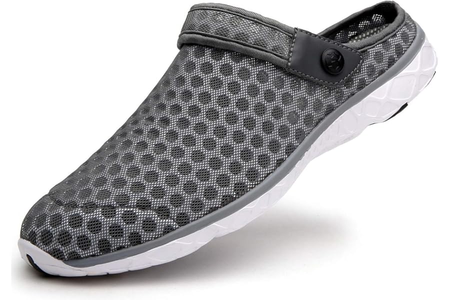 Mens Womens Clogs Garden Shoes Breathable Mesh Slippers Beach Sandals Outdoor Sports Casual Summer Flip Flops