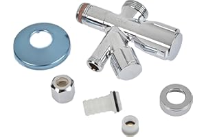 Schell PA2850IA Robinet d'angle combiné Comfort 1/2" chromé avec clapet anti-retour