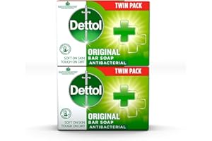 Dettol Original Jabón Antibacterial 100 g – Limpieza Profunda y Protección Antibacteriana para Manos y Cuerpo – Higiene y Frescor Diario - Pack Laborawi (2 x 100g)