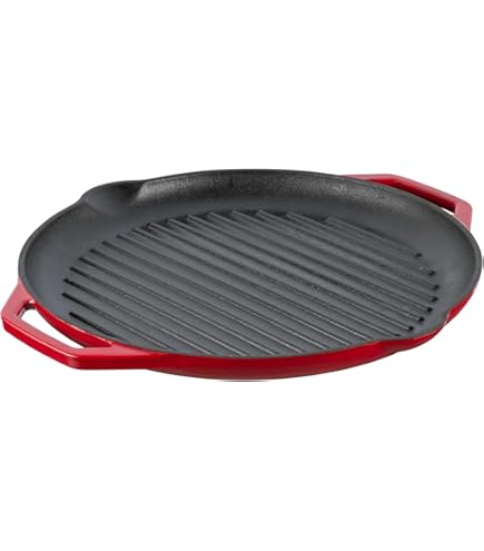 Bechoanigel Poêle En Fonte,20cm Ronde En Fonte Avec Poignée En Bois,Antiadhésive Pré-cuite,Cast Iron Pan Pour Cuisson Au Gaz, Barbecue, Camping Et Cuisine En Plein Air