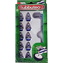 Subbuteo Argentine 457 Maillot Domicile Bleu Et Blanc – Kit équipe Légère – Boîte Vintage