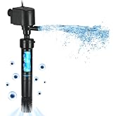 U-V Filter Pump for Fish Tank 150-380L 5W Anti-Algae U-V Clarifier 1200L/H Crystal Clear Cold Water Tropical Fish